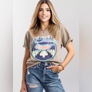 Buckle Metallica distressed tee